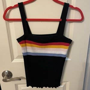 American Eagle Outfitters Black Tank Top